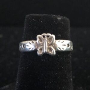 Silpada Sterling Silver Butterfly Toe Ring